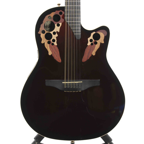 Vist Large View of Product Image Which is Used Adamas MELISSA ETHERIDGE SIGNATURE Solid Top Acoustic Guitar Red