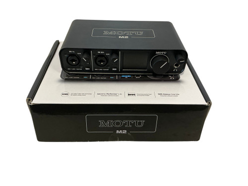 Vist Large View of Product Image Which is Used Motu M2 Computer Interface 2 A/D Recording Inputs