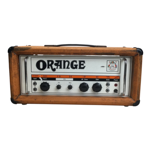 Vist Large View of Product Image Which is Vintage 1970s Orange OR120 Tube Guitar Amplifier Head