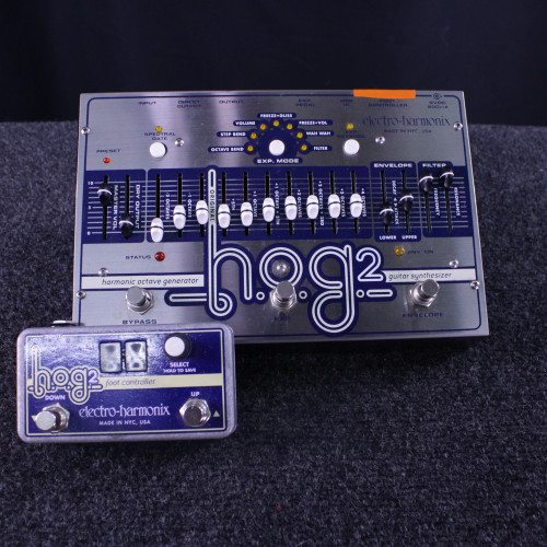 Vist Large View of Product Image Which is Used Electro Harmonix (E/H) HOG2 HARMONIC OCTAVE GENERATOR Synthesizer Pedal