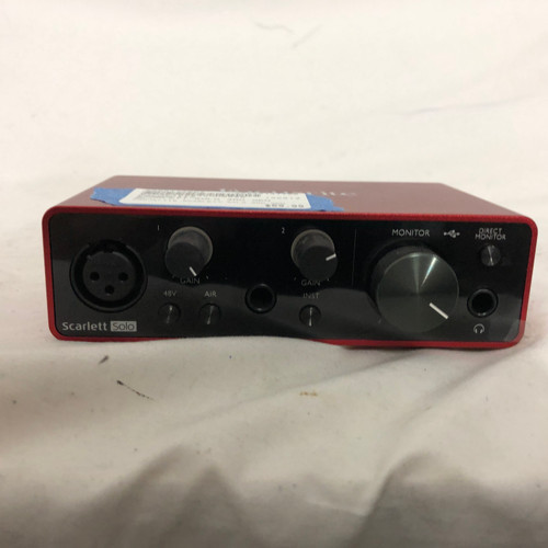 Vist Large View of Product Image Which is Used Focusrite SCARLETT SOLO 3RD GEN Computer Interface 1 A/D Recording Inputs