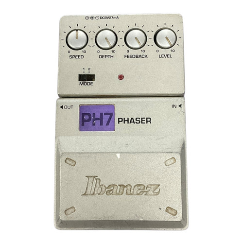 Vist Large View of Product Image Which is Used Ibanez PH7 Tone-lok Phaser Pedal