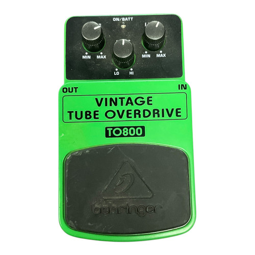 Vist Large View of Product Image Which is Used Behringer Vintage Tube Overdrive TO800 Pedal