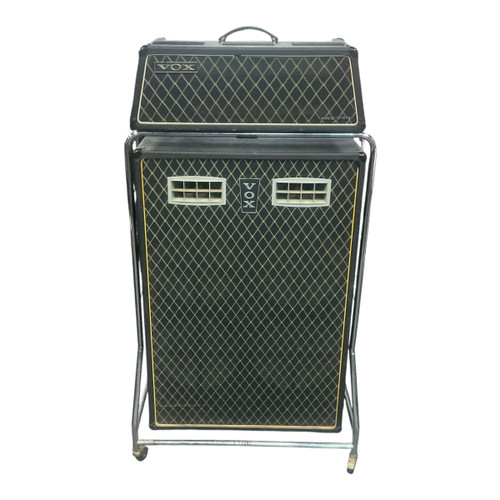 Vist Large View of Product Image Which is Vintage Vox Super Beatle V1143 Head with Series 90 V130 Cabinet