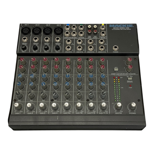 Vist Large View of Product Image Which is Used Mackie Micro Series 1202 Compact Mixer