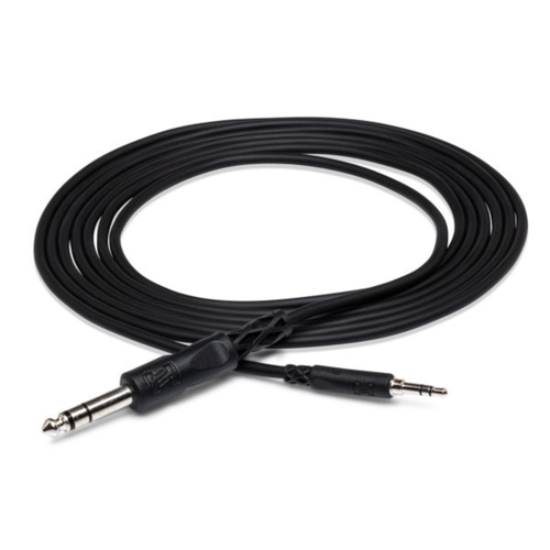Vist Large View of Product Image Which is New - HOSA CMS-105 3.5MM TRS - 1/4" TRS 5' STEREO INTERCONNECT CABLE