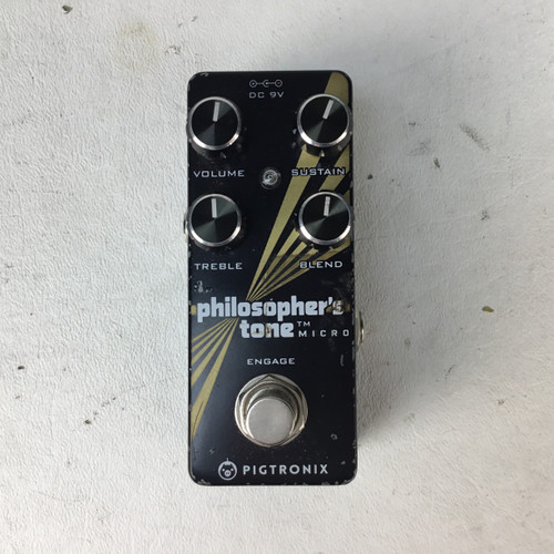 Vist Large View of Product Image Which is Used Pigtronix PHILOSOPHERS TONE MICRO Guitar Effects Pedal