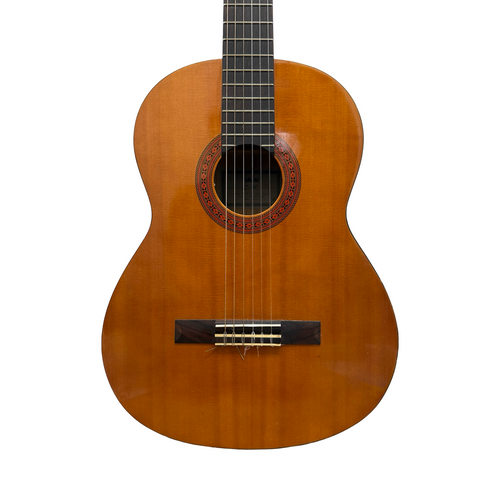 Vist Large View of Product Image Which is Used Yamaha C-40 NYLON STRING CLASSICAL Solid Top Acoustic Guitar Wood