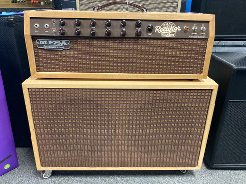 Vist Large View of Product Image Which is Used Mesa Boogie Custom Head & Cab Maverick Dual Rectifier Tube Amp