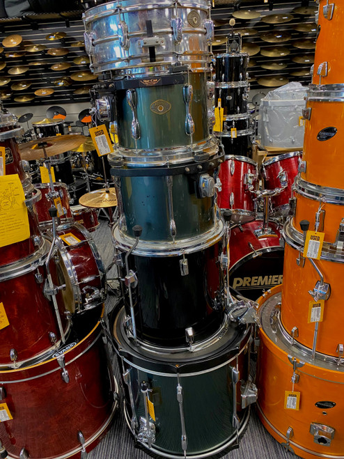 Vist Large View of Product Image Which is Used Tama ROCKSTAR 5PC KIT Drum Shell Kit Silver/Gray