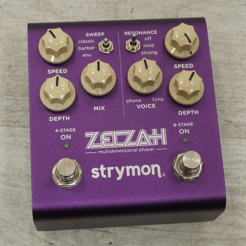 Vist Large View of Product Image Which is Used Strymon Zelzah Multidemensional Phaser Pedal