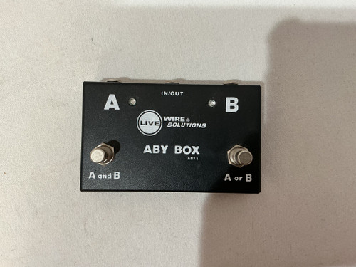 Vist Large View of Product Image Which is Used Live Wire Solutions AB BOX Guitar Effects Pedal