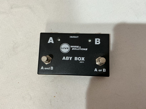 Vist Large View of Product Image Which is Used Live Wire Solutions AB BOX Guitar Effects Pedal