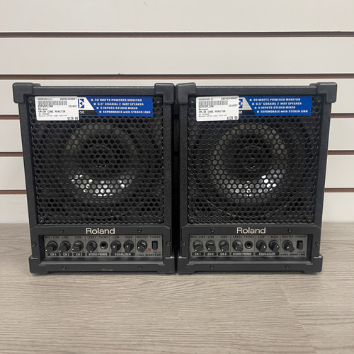 Vist Large View of Product Image Which is Used - Roland CM-30 CUBE Powered Monitors