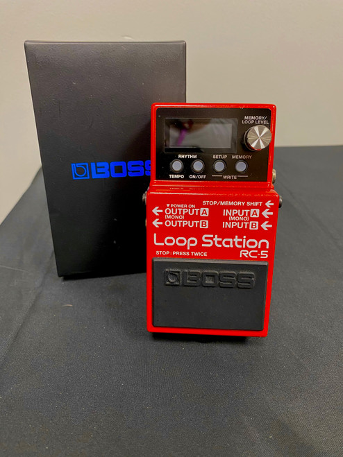 Vist Large View of Product Image Which is Used Boss LOOP STATION RC-5 Looper Pedal