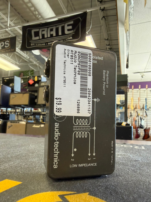 Vist Large View of Product Image Which is Used Audio Technica AT8511 Direct Box