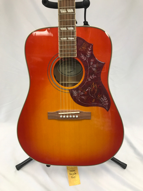 Vist Large View of Product Image Which is Used Epiphone HUMMINGBIRD STUDIO Laminate Top Acoustic Guitar Cherry Sunburst