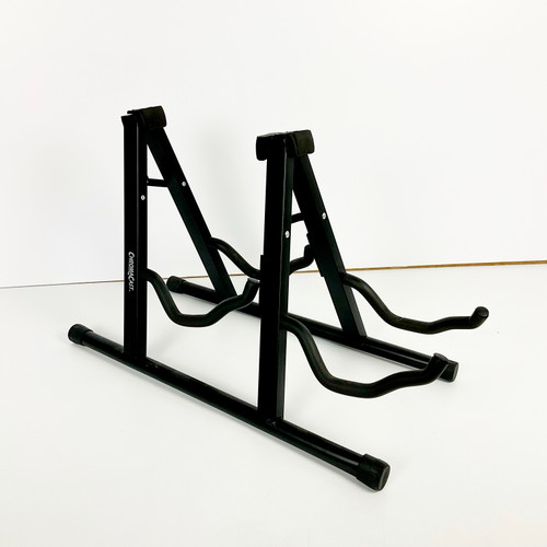 Vist Large View of Product Image Which is Used ChromaCast A-Frame Double Guitar Stand