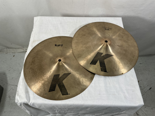 Vist Large View of Product Image Which is Used Zildjian 13 IN K LIGHT HI HAT Hi Hat Cymbals 13"
