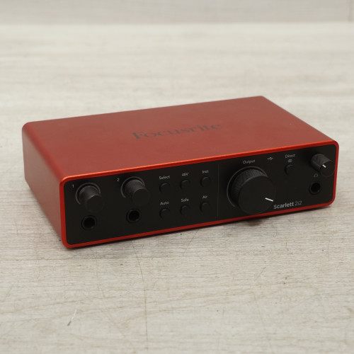 Vist Large View of Product Image Which is Used Focusrite Scarlett 2i2 Gen 4 Computer Interface