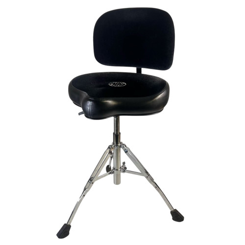 Vist Large View of Product Image Which is Used Roc-N-Soc Hydraulic Drum Throne with Backrest Adjustable Drum Seat
