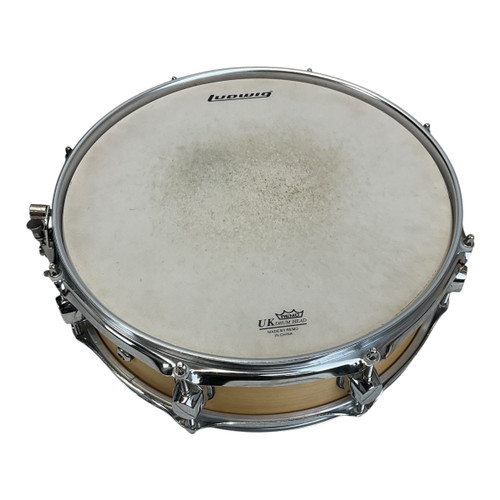 Vist Large View of Product Image Which is Used Ludwig Accent Cs Custom Snare Wood Snare Drum 13"