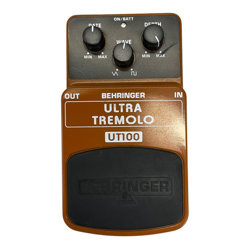Vist Large View of Product Image Which is Used Behringer Ultra Tremolo UT100 Tremolo Pedal
