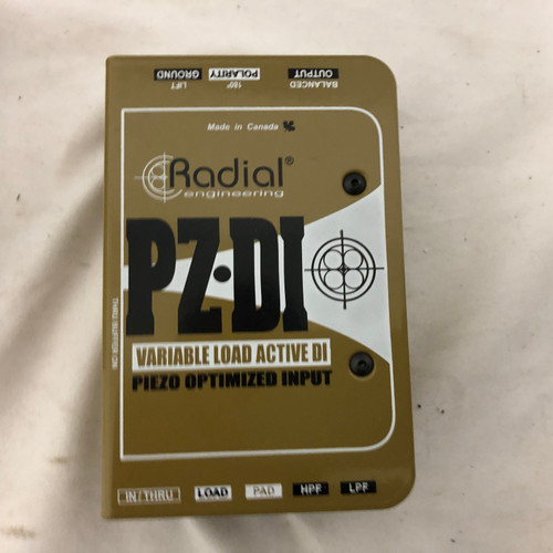 Vist Large View of Product Image Which is Used Radial PZ-DI Pro Sound Product