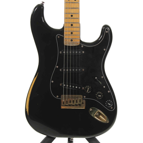 Vist Large View of Product Image Which is Used Fender STRATOCASTER 1979 Vintage S Type Electric Guitar Black 6-String