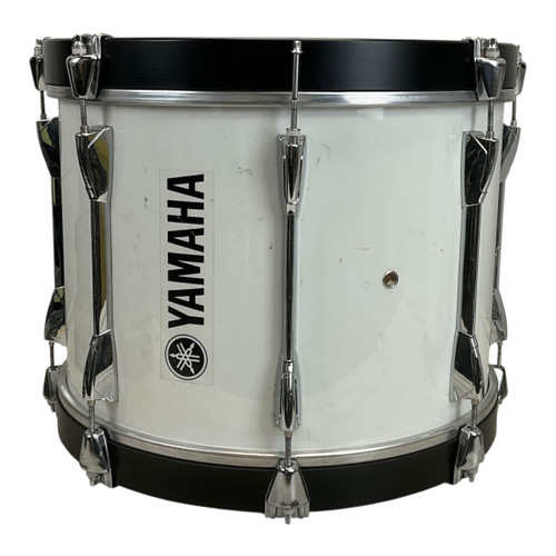 Vist Large View of Product Image Which is Used Yamaha MB-6300 Power-lite Marching Drum White 18"