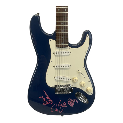 Vist Large View of Product Image Which is Used Squier 1999 Affinity Stratocaster Electric Guitar Blue 6-String