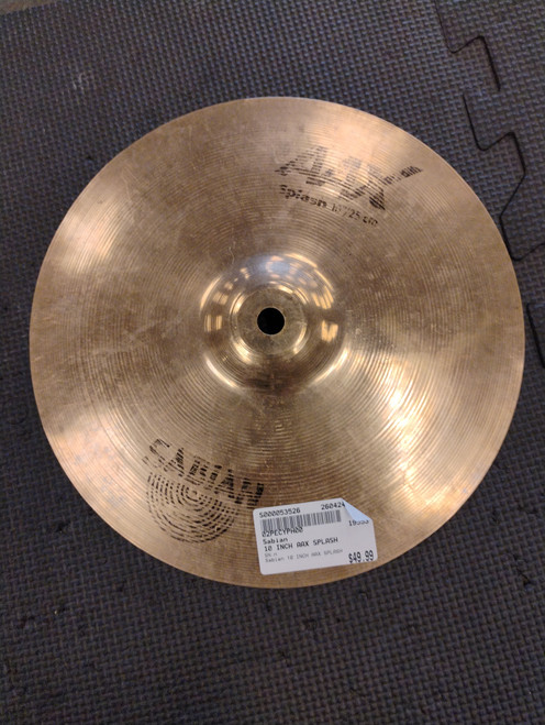 Vist Large View of Product Image Which is Used Sabian 10 INCH AAX SPLASH Splash Cymbal 10"