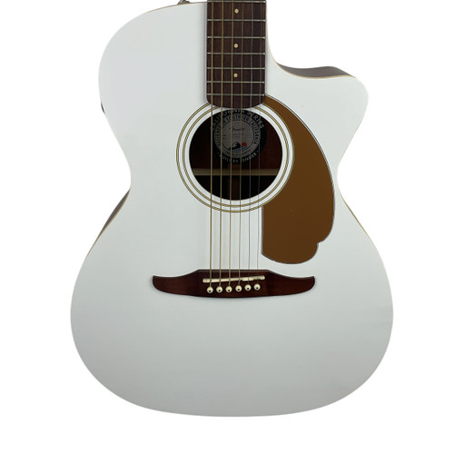 Vist Large View of Product Image Which is Used Fender NEWPORTER PLAYER Laminate Top Acoustic Guitar White