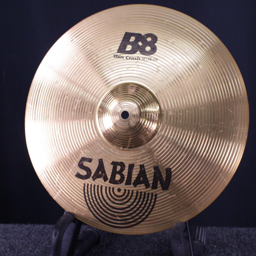 Vist Large View of Product Image Which is Used Sabian 14 B8 CRASH Crash Cymbal 14"