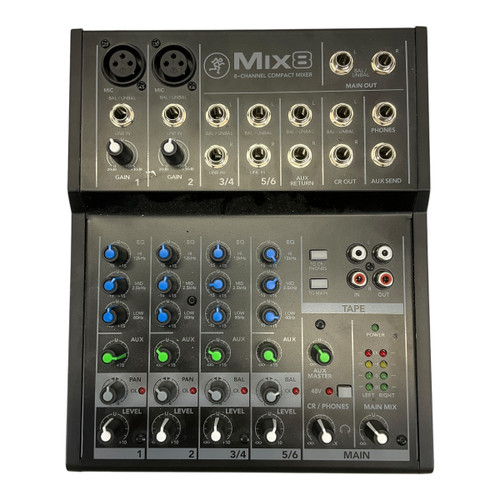 Vist Large View of Product Image Which is Used Mackie Mix 8 Compact Mixer