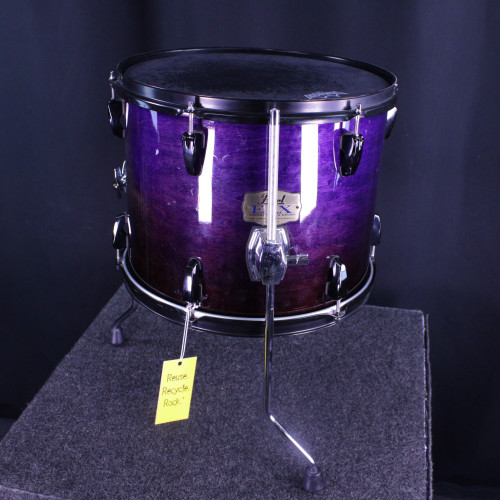Vist Large View of Product Image Which is Used Pearl 14X12 ELX FLOOR TOM Floor Tom Purple 14"