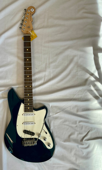 Vist Large View of Product Image Which is Used 2025 Reverend 6GUN Offset Double Cutaway Electric Guitar Blue 6-String