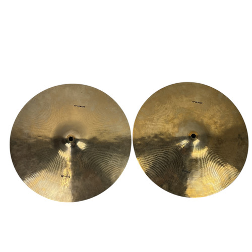 Vist Large View of Product Image Which is Used Wuhan 14 INCH HI HATS Hi Hat Cymbals 14"