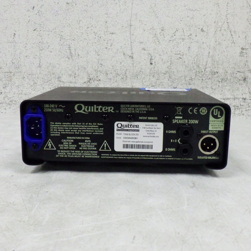 Vist Large View of Product Image Which is Used Quilter TONE BLOCK 202 Solid State Rackmount Amplifier Head