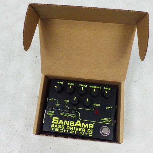 Vist Large View of Product Image Which is Used Tech 21 sansamp Bass Driver DI Guitar Effects Pedal