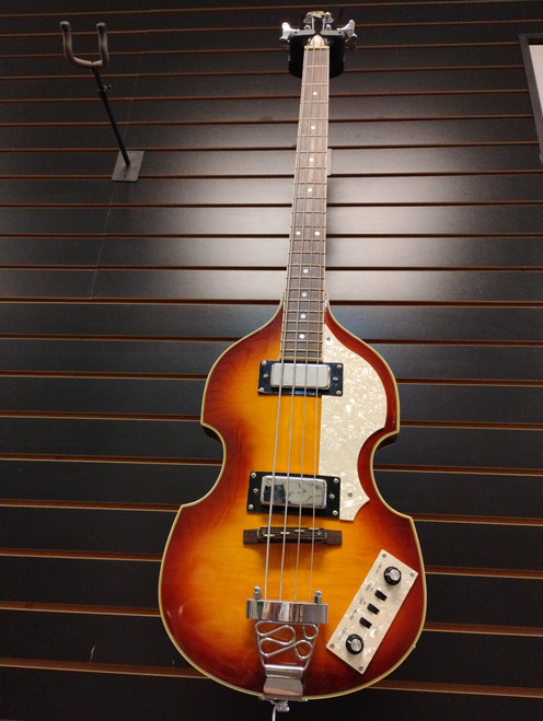 Vist Large View of Product Image Which is Used Rogue VIOLIN BASS Bass Guitar Sunburst 4-String