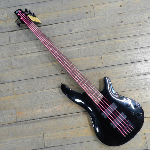 Vist Large View of Product Image Which is Used Ibanez SRH500-DEF SOUNDGEAR 5 STRING Modern Metal Bass Guitar Black 5-String
