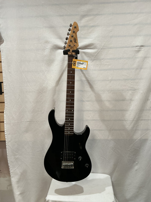Vist Large View of Product Image Which is Used Peavey ROCKMASTER S Type Electric Guitar Black 6-String