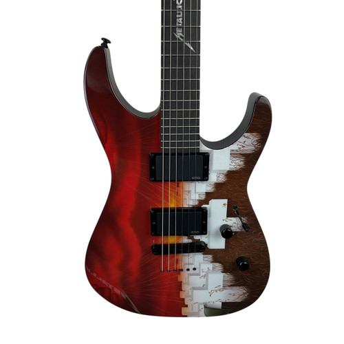 Vist Large View of Product Image Which is Used LTD METALLICA MASTER OF PUPPETS S Type Electric Guitar Custom Graphics 6-String