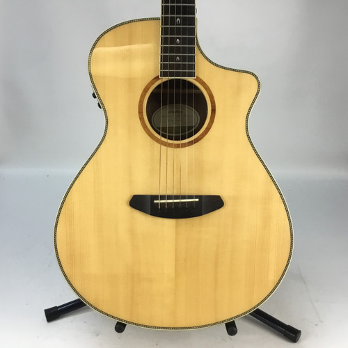 Vist Large View of Product Image Which is Used Breedlove PURSUIT CONCERT 25TH ANNIVERSARY Solid Top Acoustic Guitar Natural