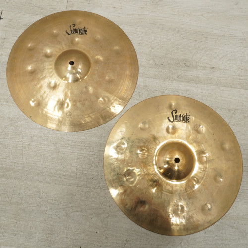Vist Large View of Product Image Which is Used Soultone Heavy Hammered Prototype Hi Hat Cymbals 14 - Inch