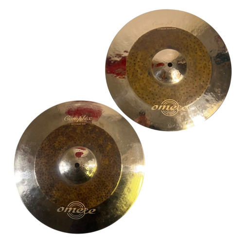 Vist Large View of Product Image Which is Used Omete Complex 14" Hi-Hat Cymbals B20 Hand-Hammered Pair