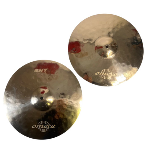 Vist Large View of Product Image Which is Used Omete Shy Series 14" Hi-Hat Cymbals B20 Hand-Hammered Pair