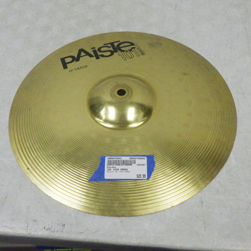 Vist Large View of Product Image Which is Used Paiste 101 14IN Crash Cymbal 14"