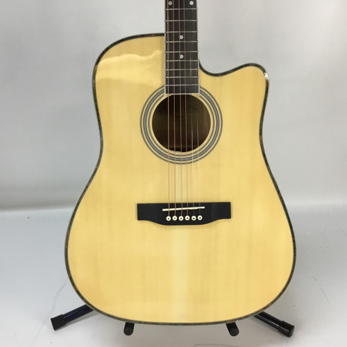 Vist Large View of Product Image Which is Used NEPTUNE DN300SPGL Laminate Top Acoustic Guitar Natural